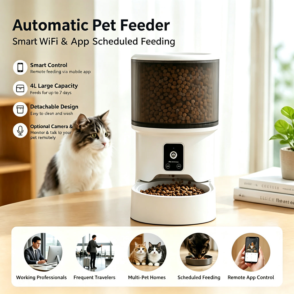 Automatic Pet Feeder With App Control