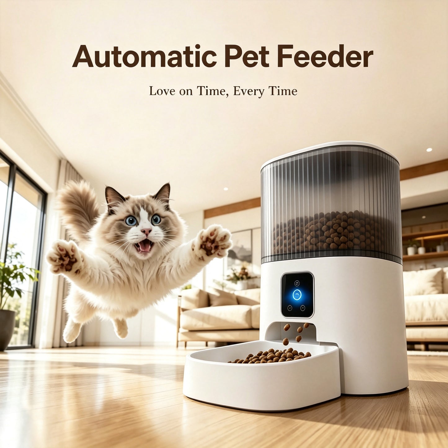 Automatic Pet Feeder With App Control